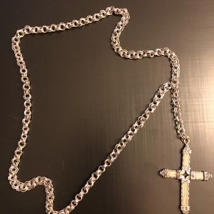 Hand made silver necklace